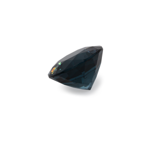 Turmalin - grau/blau, rund, 9x9 mm, 2,61 cts, Nr. TR99802
