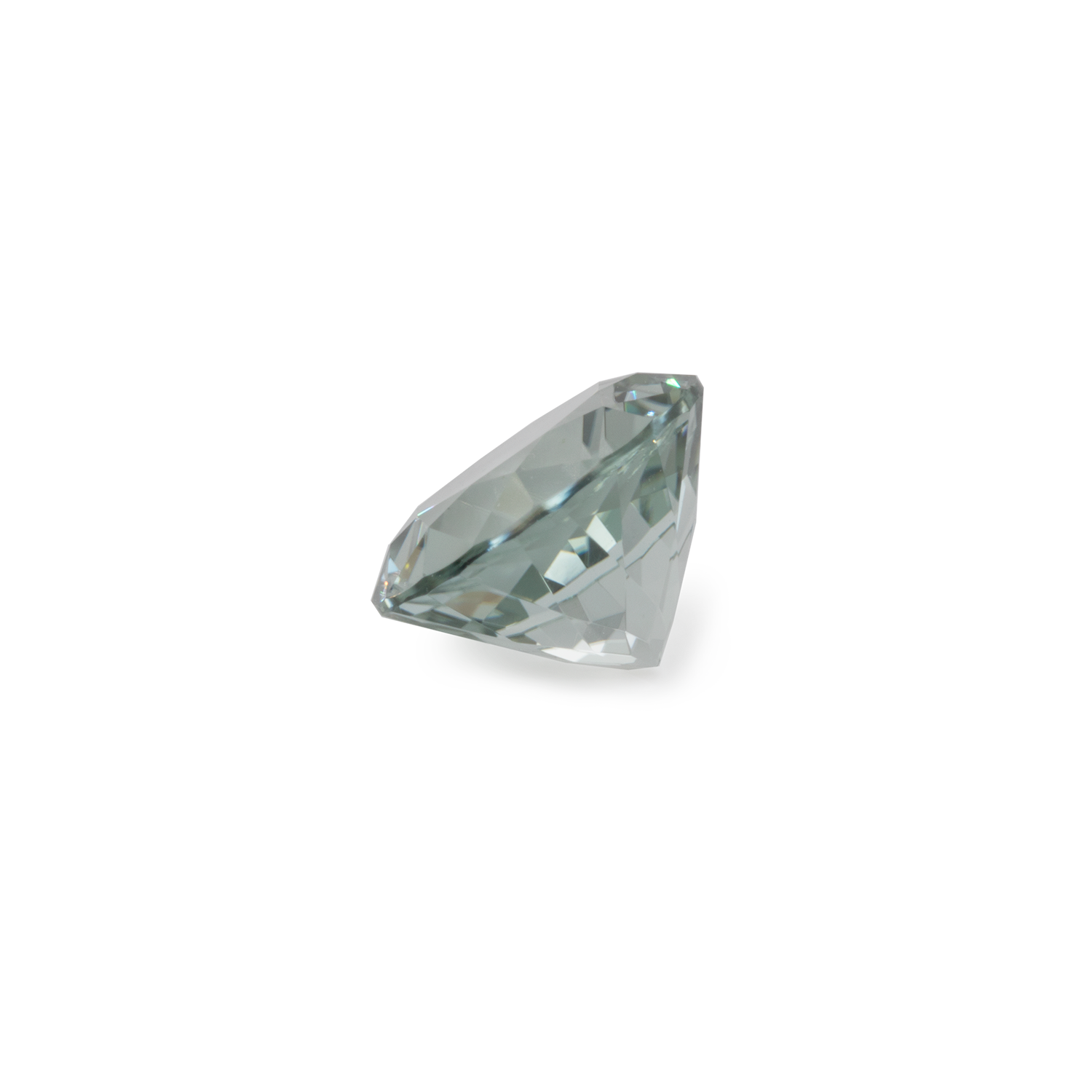 Turmalin - grau/grün, rund, 9x9 mm, 2,74 cts, Nr. TR99805
