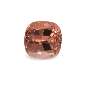 Tourmaline - brown, cushion, 12x12 mm, 8.22 cts, No. TR99807