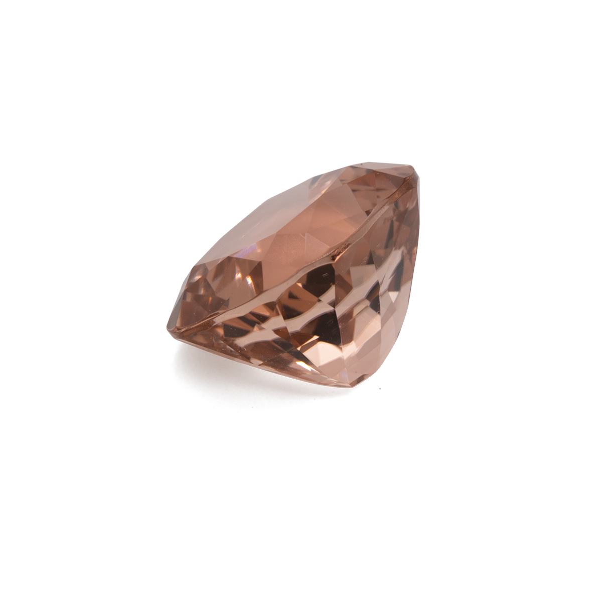Tourmaline - brown, cushion, 12x12 mm, 8.22 cts, No. TR99807