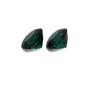 Turmalin Paar - grün, rund, 9x9 mm, 5,77 cts, Nr. TR99808