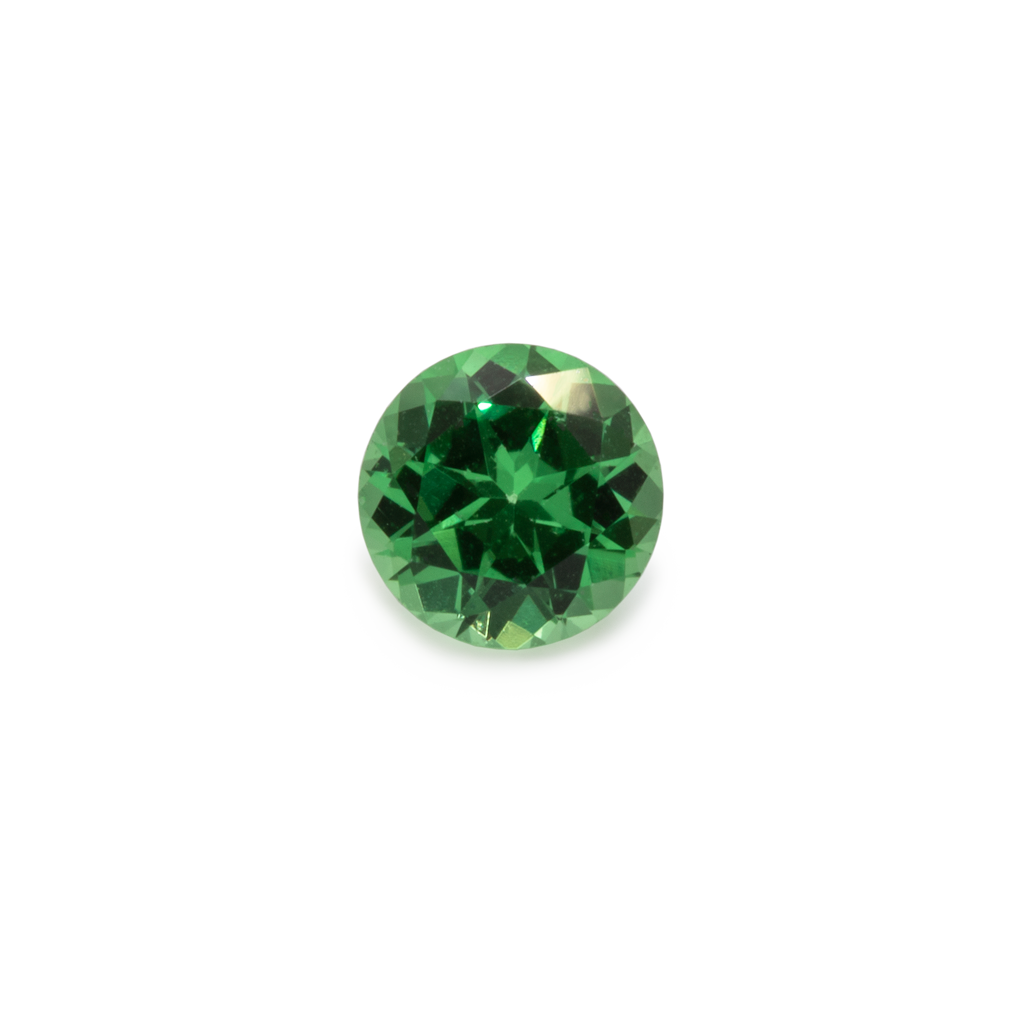 Tsavorit - grün, rund, 3x3 mm, 0,11-0,15 cts, Nr. TS13001