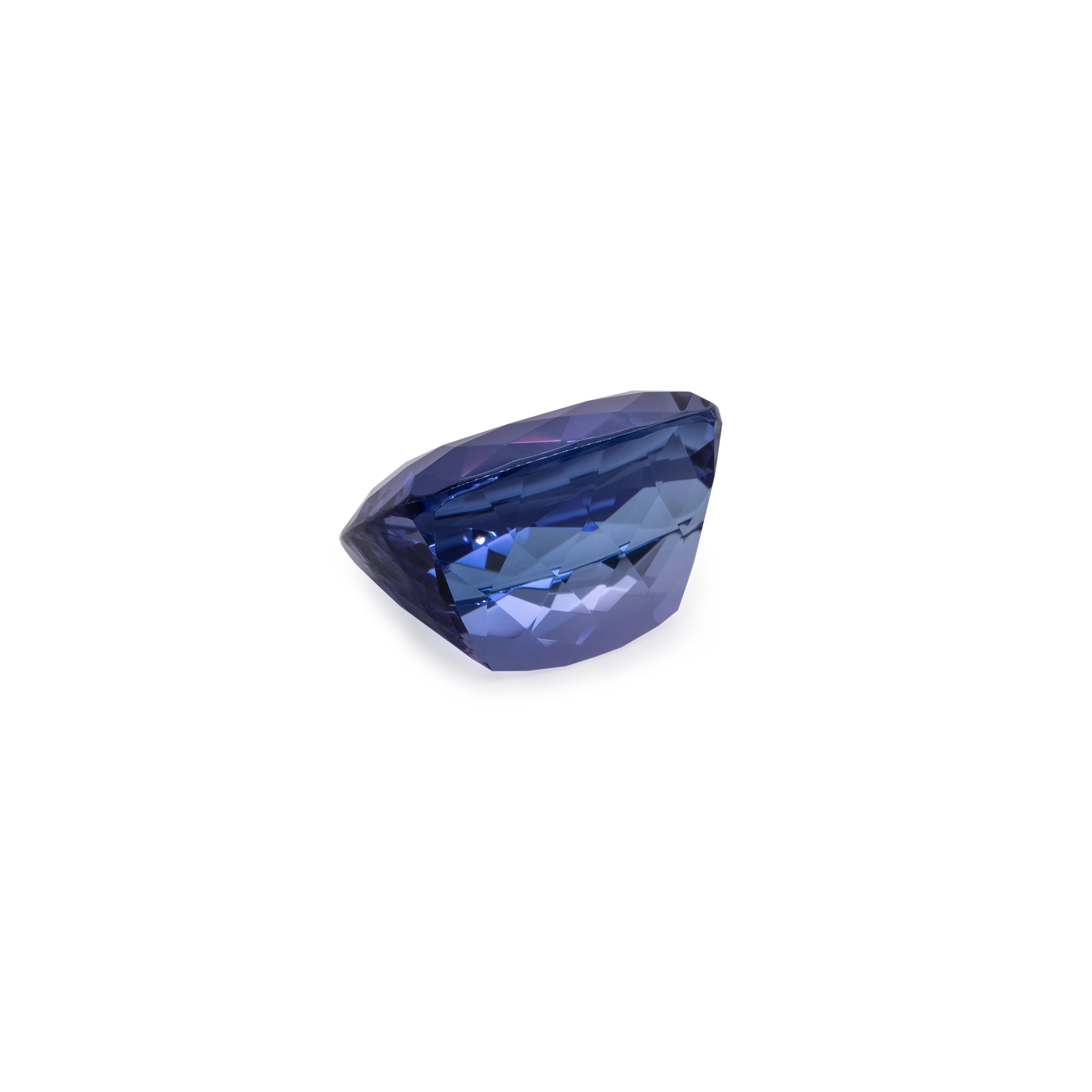 Tansanit - blau, antik, 15,5x14 mm, 15,72 cts, Nr. TZ16002