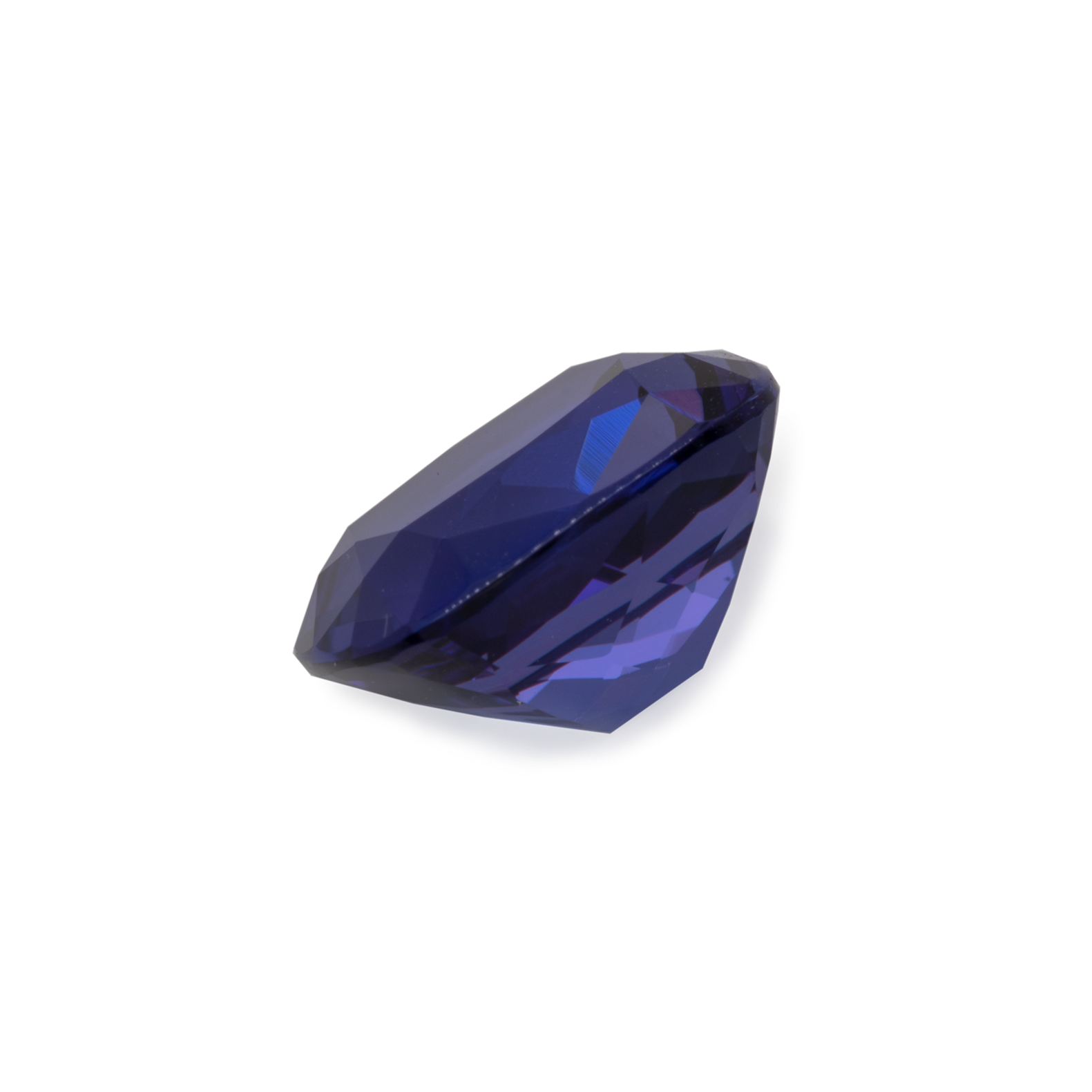 Tansanit - AAA, cushion, 11x9 mm, 4.60 cts, No. TZ19003