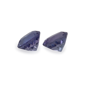 Tanzanite Pair - A, round, 4x4 mm, 0.56 cts, No. TZ27001