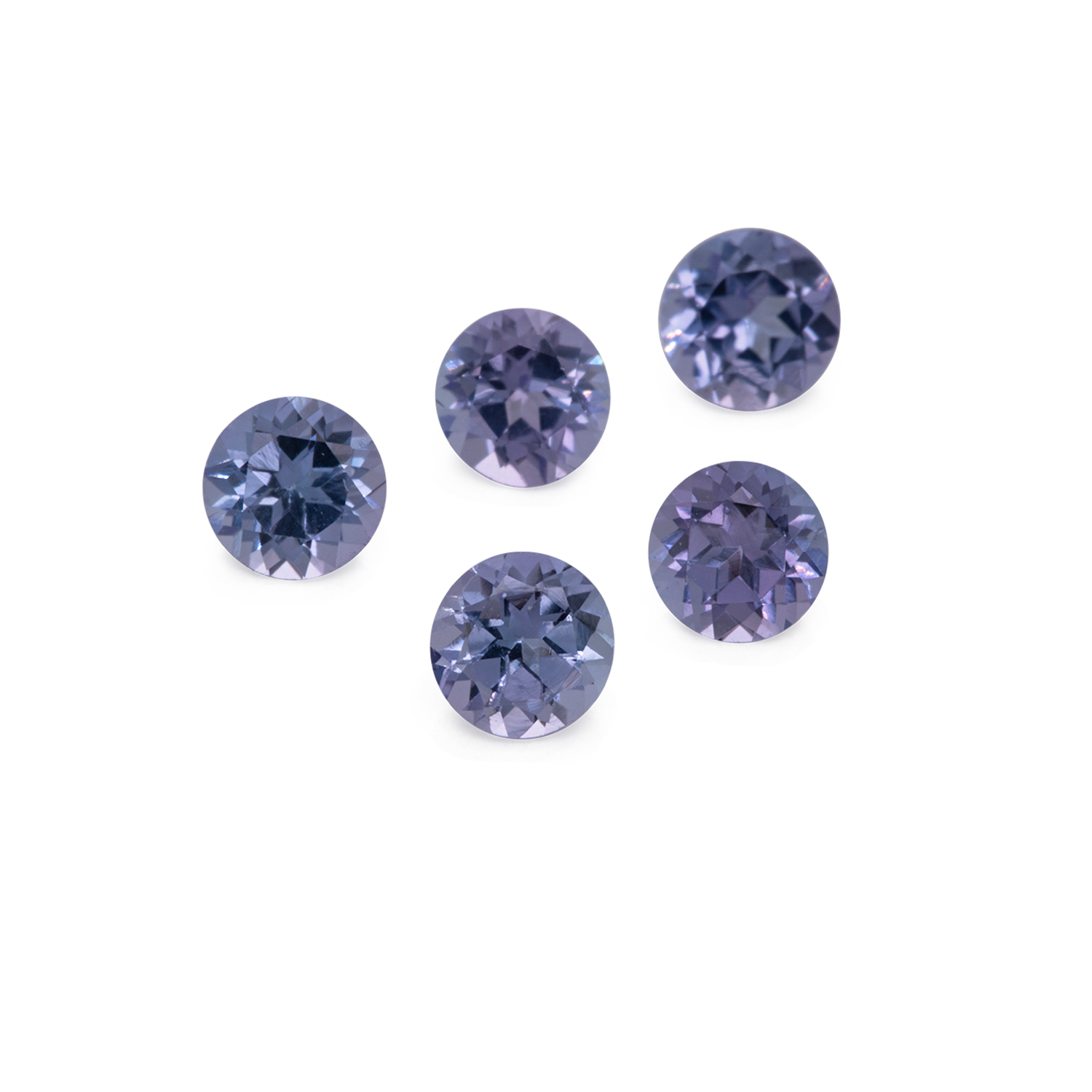 Tanzanite - AA, round, 3.5x3.5 mm, 0.15-0.24 cts, No. TZ37002