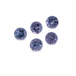 Tanzanite - AA, round, 3.5x3.5 mm, 0.15-0.24 cts, No. TZ37002