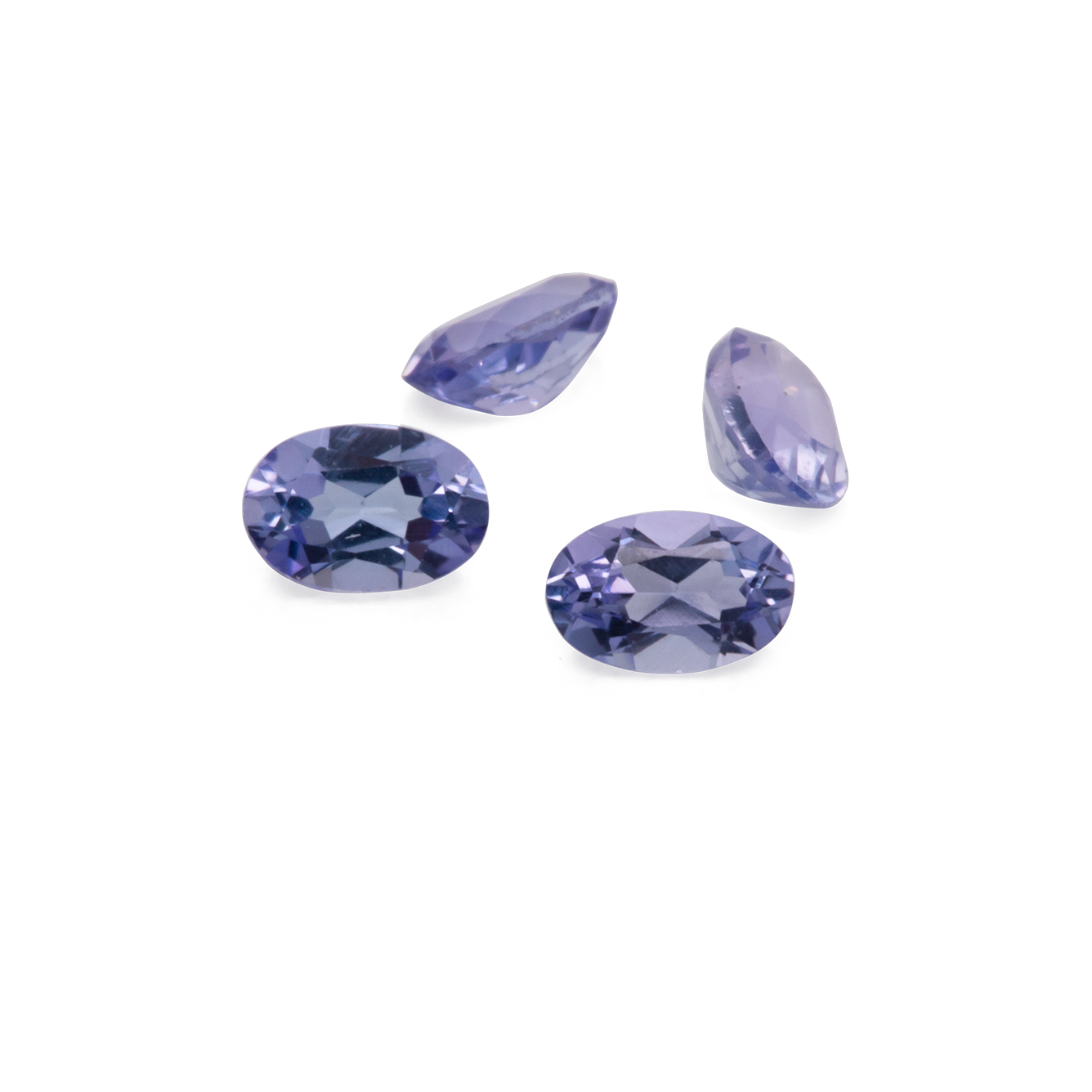Tanzanite - A, oval, 3x2 mm, 0.065-0.074 cts, No. TZ44001