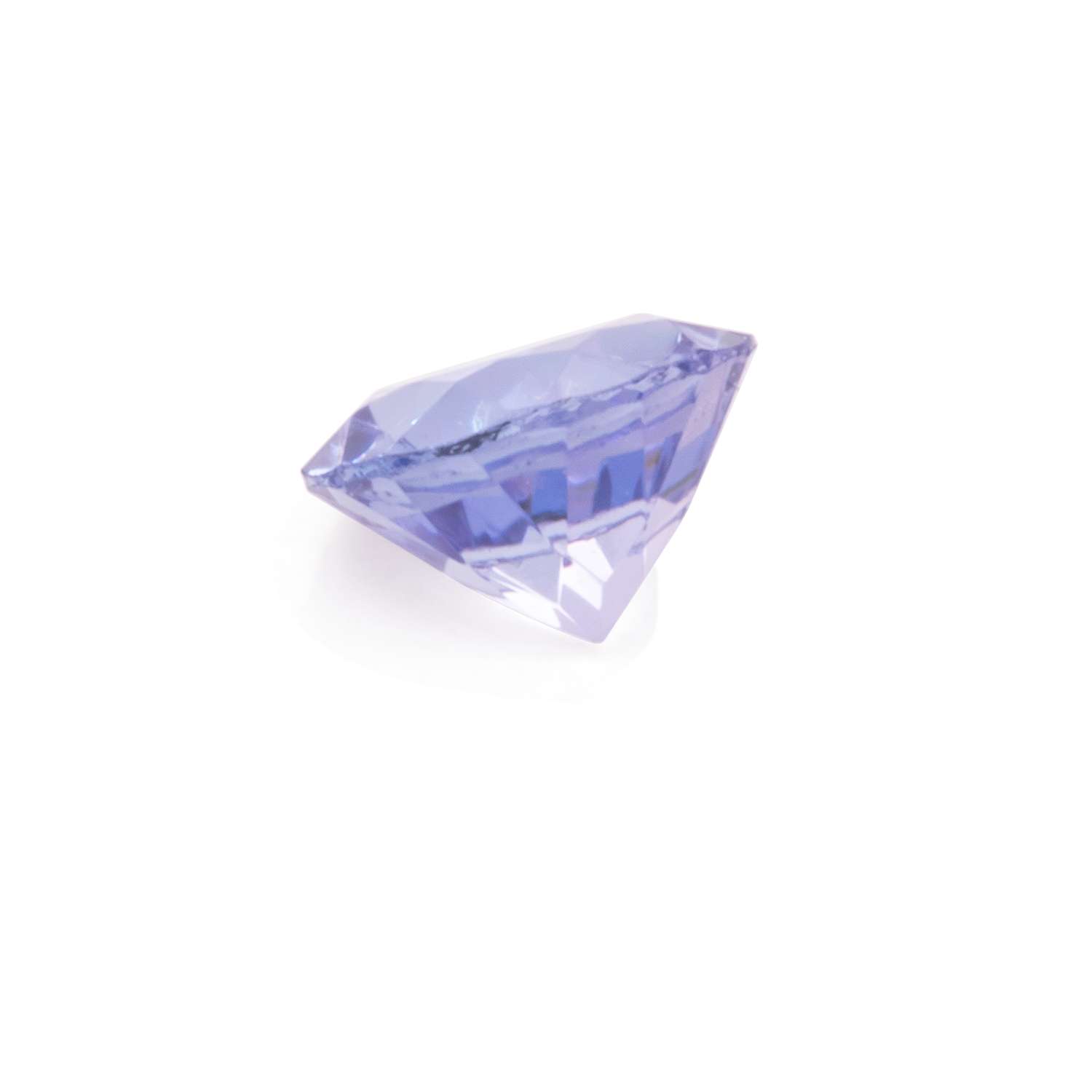Tansanit - blau, rund, 3.5x3.5 mm, 0.17 cts, Nr. TZ99010