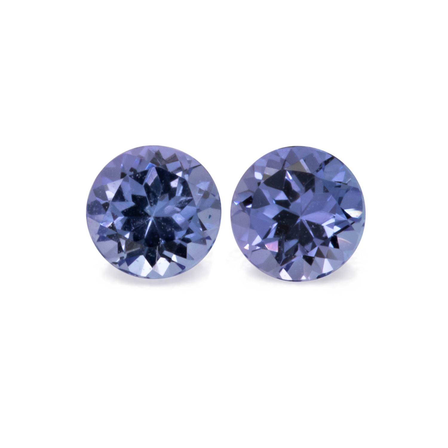 Tanzanite Pair - A, round, 3x3 mm, 0.26 cts, No. TZ99016