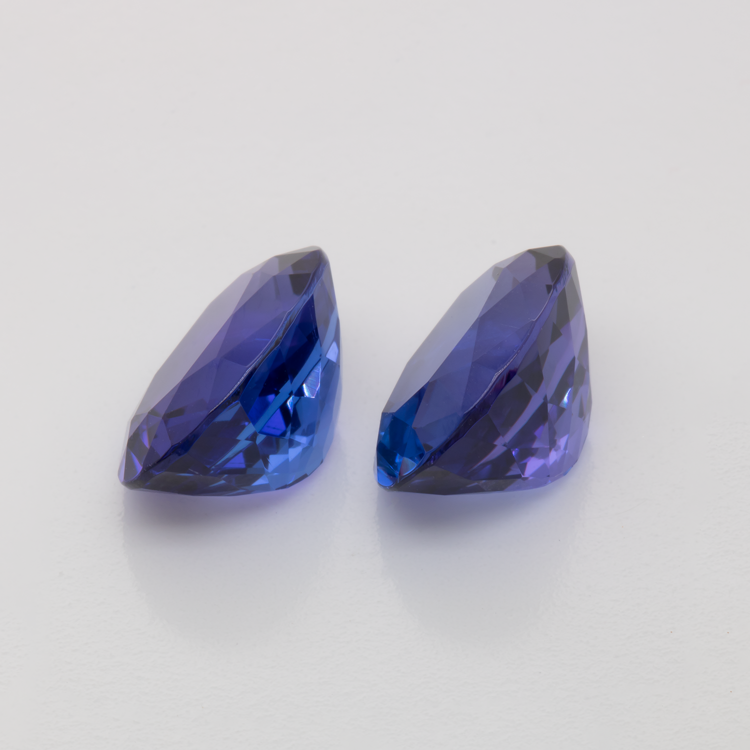 Tansanit Paar - AAA, oval, 11x9 mm, 7.53 cts, Nr. TZ99019