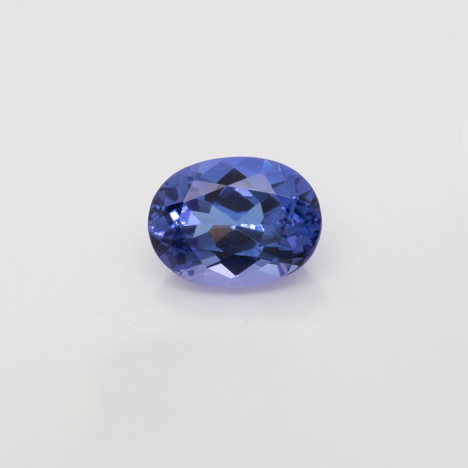 Tansanit - blau, oval, 8.1x6 mm, 1.46 cts, Nr. TZ99023