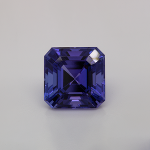 Tansanit - AAA, asscher, 10x10 mm, 5.62 cts, Nr. TZ99025