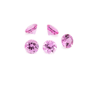 Saphir - lila/rosa, rund, 2x2 mm, ca. 0,04 cts, Nr. XSR11129