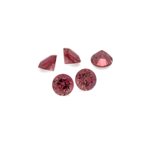 Saphir - rot, rund, 1,5x1,5 mm, ca. 0,02 cts, Nr. XSR11164