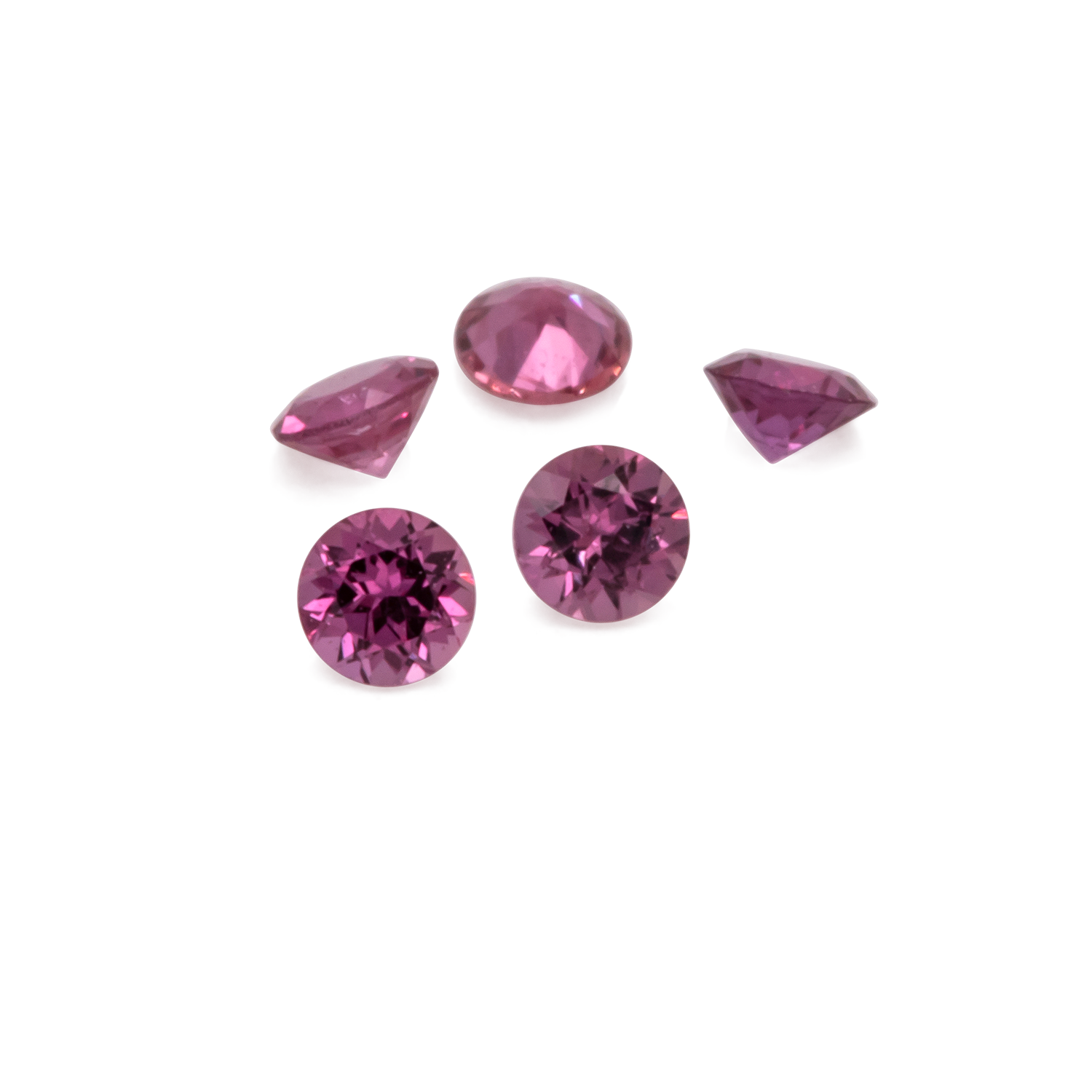 Saphir - pink, rund, 1,5x1,5 mm, ca. 0,02 cts, Nr. XSR11170