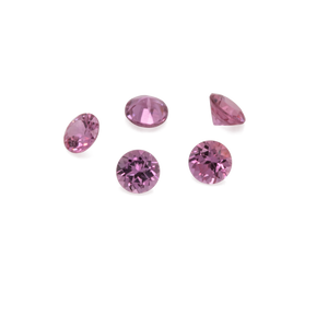 Saphir - pink, rund, 1,5x1,5 mm, ca. 0,02 cts, Nr. XSR11179
