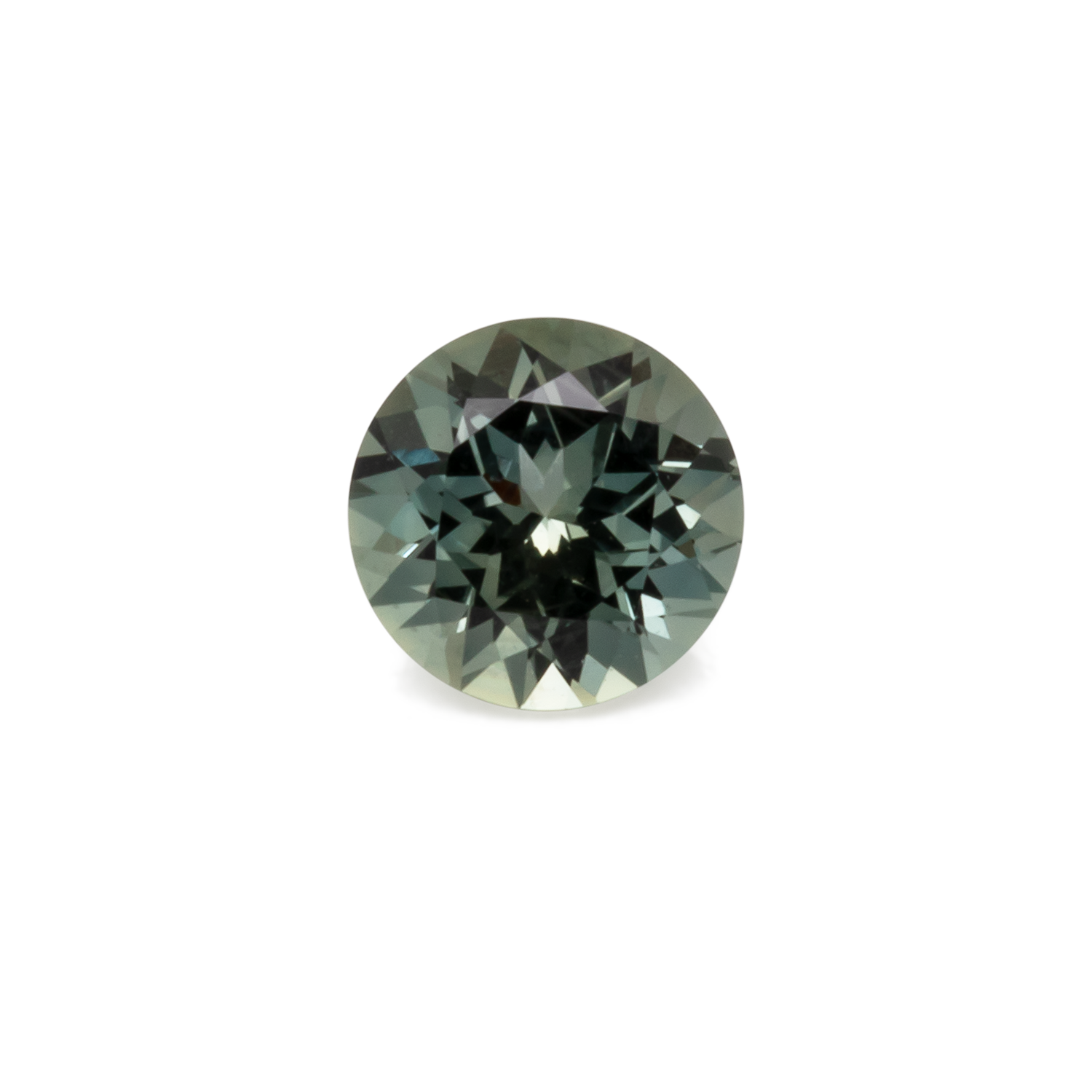 Sapphire - blue/green, round, 4.7x4.7 mm, 0.42 cts, No. XSR11183