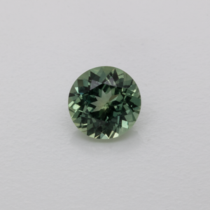 Saphir - blau/grün, rund, 4,7x4,7 mm, 0,49 cts, Nr. XSR11184