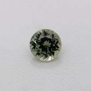 Sapphire - green, round, 4.1x4.1 mm, 0.35 cts, No. XSR11194