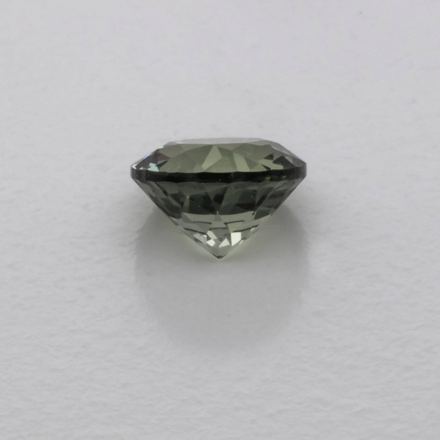 Sapphire - green, round, 4.1x4.1 mm, 0.35 cts, No. XSR11194
