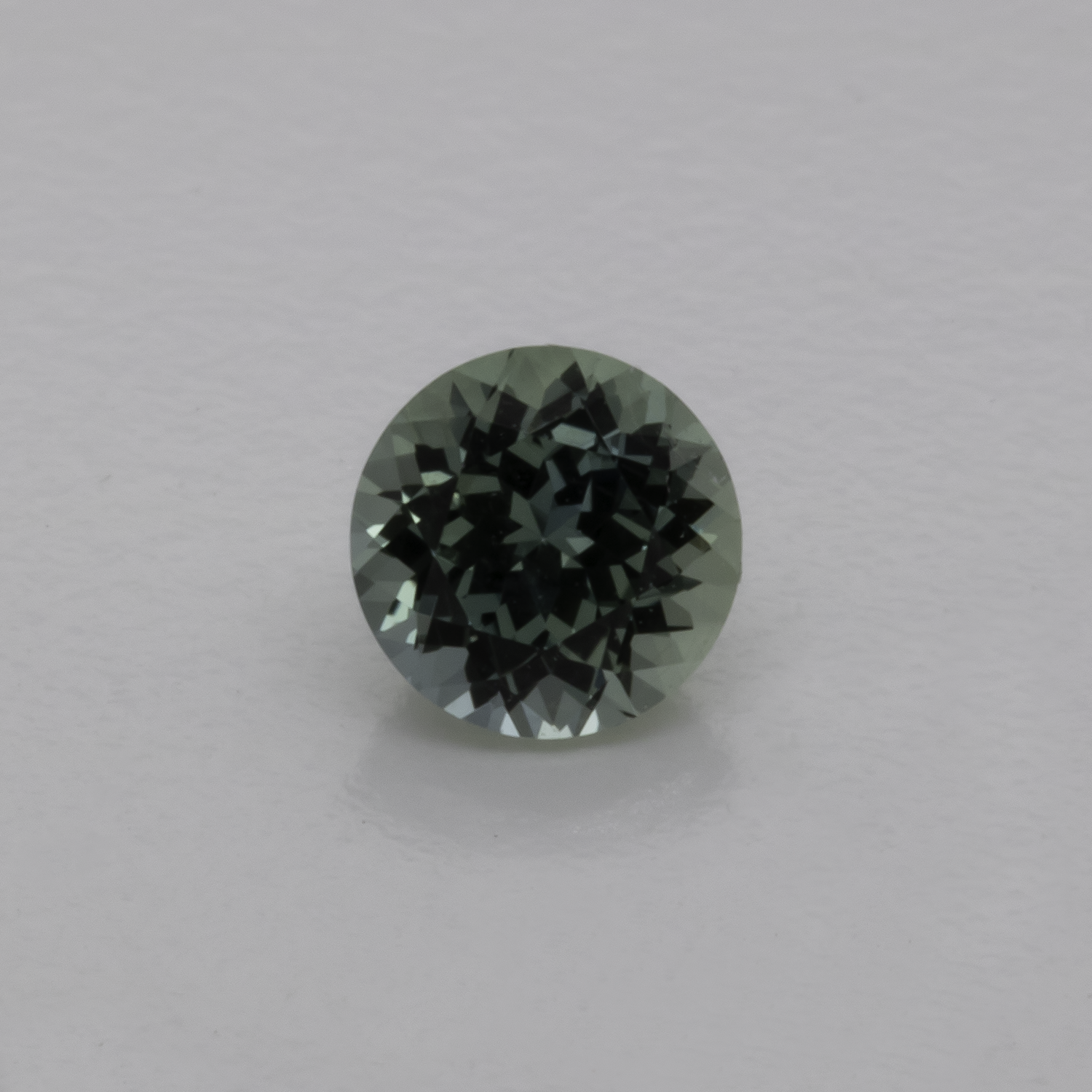 Saphir - blau/grün, rund, 4,1x4,1 mm, 0,35 cts, Nr. XSR11205
