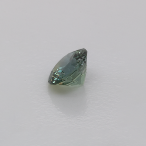Saphir - blau/grün, rund, 4,1x4,1 mm, 0,31 cts, Nr. XSR11208
