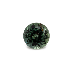 Saphir - blau/grün, rund, 4,1x4,1 mm, 0,33 cts, Nr. XSR11209