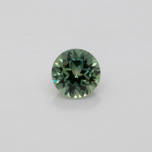 Sapphire - blue/green, round, 4.1x4.1 mm, 0.35 cts, No. XSR11214
