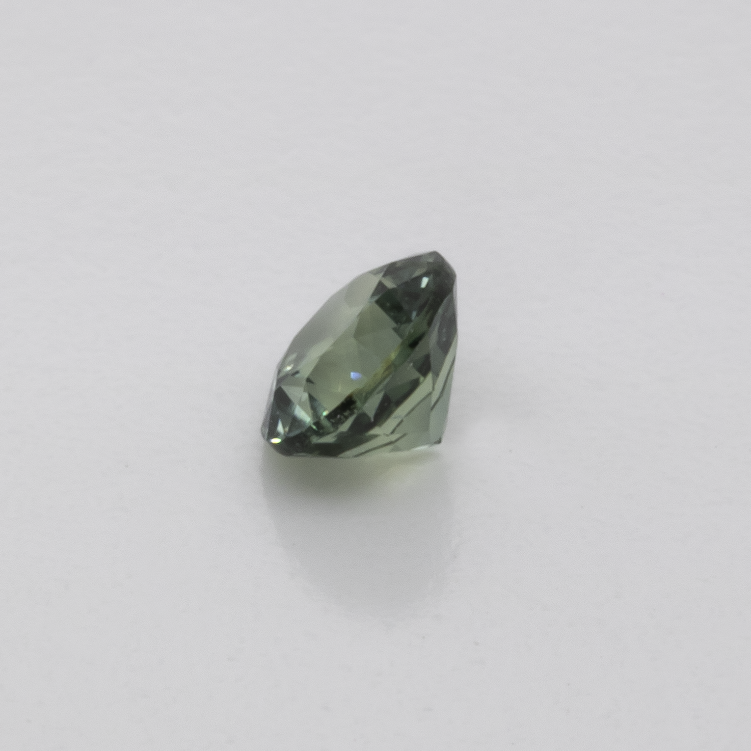 Sapphire - blue/green, round, 4.1x4.1 mm, 0.35 cts, No. XSR11214