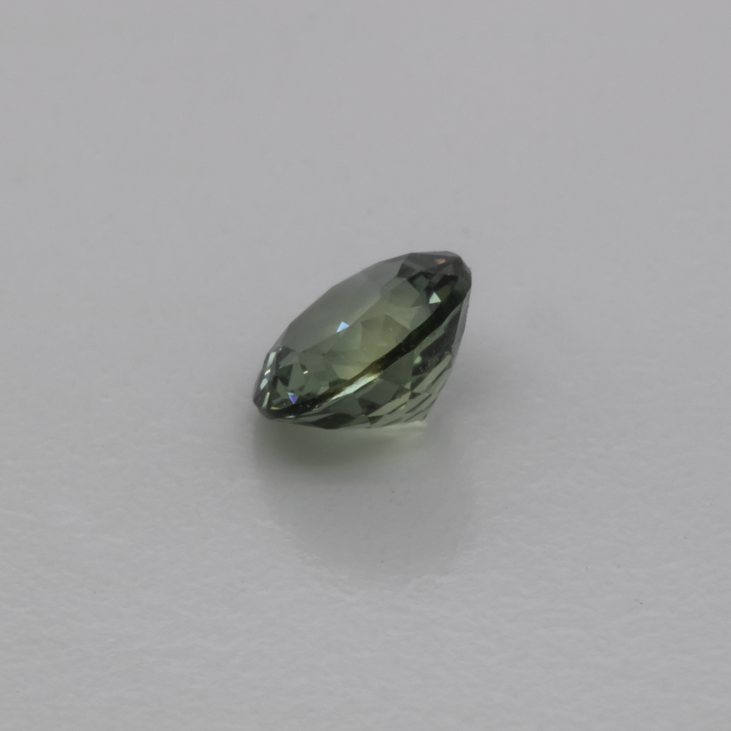 Sapphire - blue/green, round, 4.1x4.1 mm, 0.32 cts, No. XSR11218