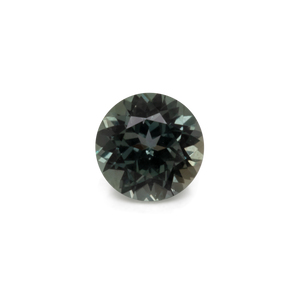 Sapphire - blue/grey, round, 4.1x4.1 mm, 0.35 cts, No. XSR11221
