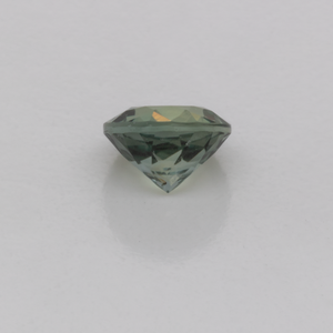 Sapphire - grey/green, round, 4x4 mm, 0.34 cts, No. XSR11222