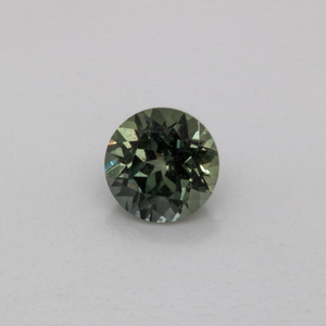 Saphir - grün/blau, rund, 4,1x4,1 mm, 0,35 cts, Nr. XSR11225