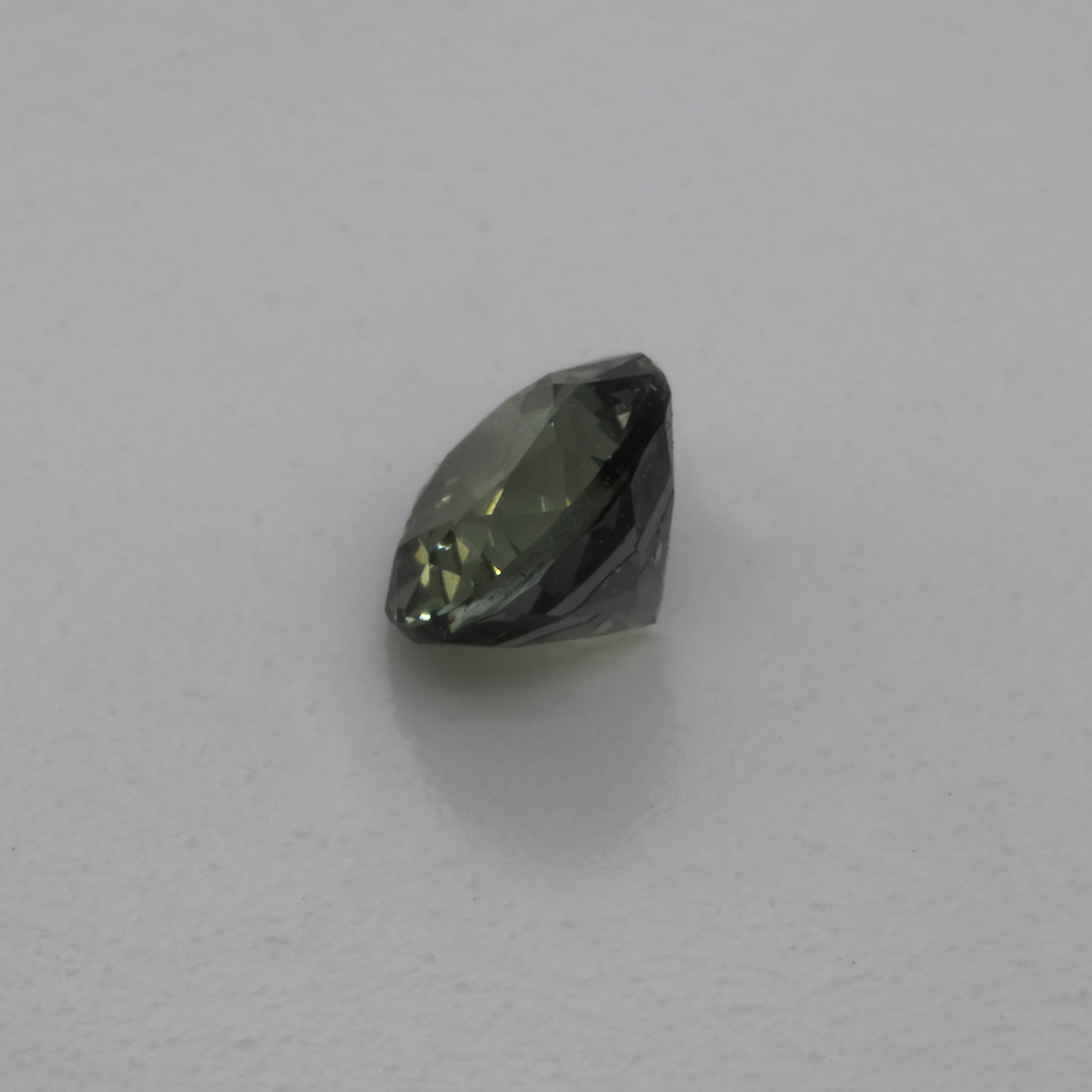 Saphir - grün/blau, rund, 4,1x4,1 mm, 0,35 cts, Nr. XSR11225