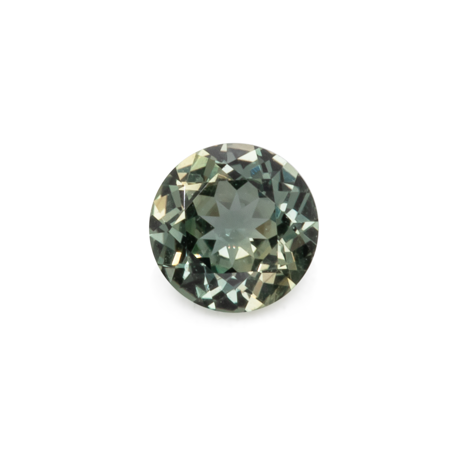 Sapphire - green, round, 4.1x4.1 mm, 0.29 cts, No. XSR11226