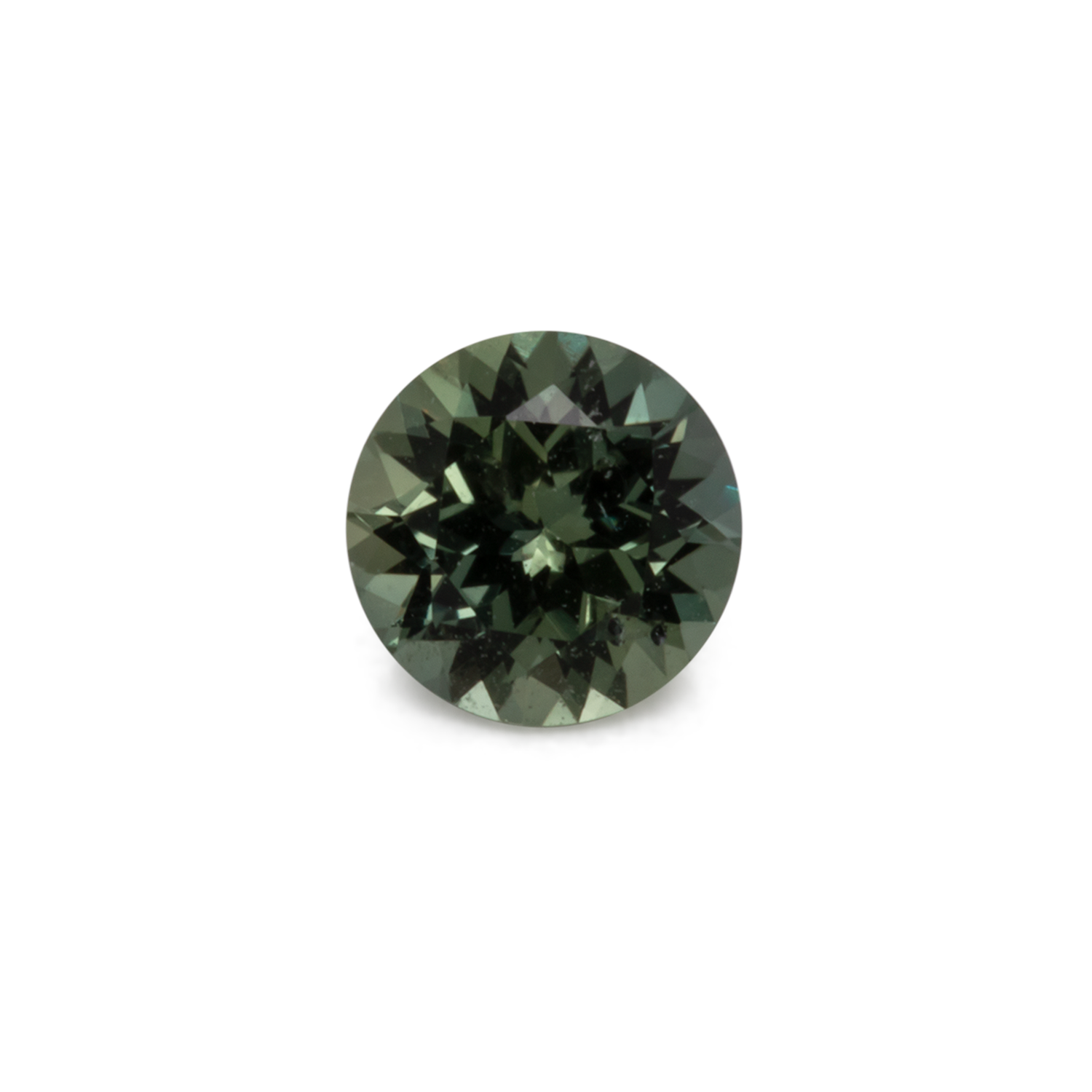 Sapphire - green, round, 4.1x4.1 mm, 0.32 cts, No. XSR11227