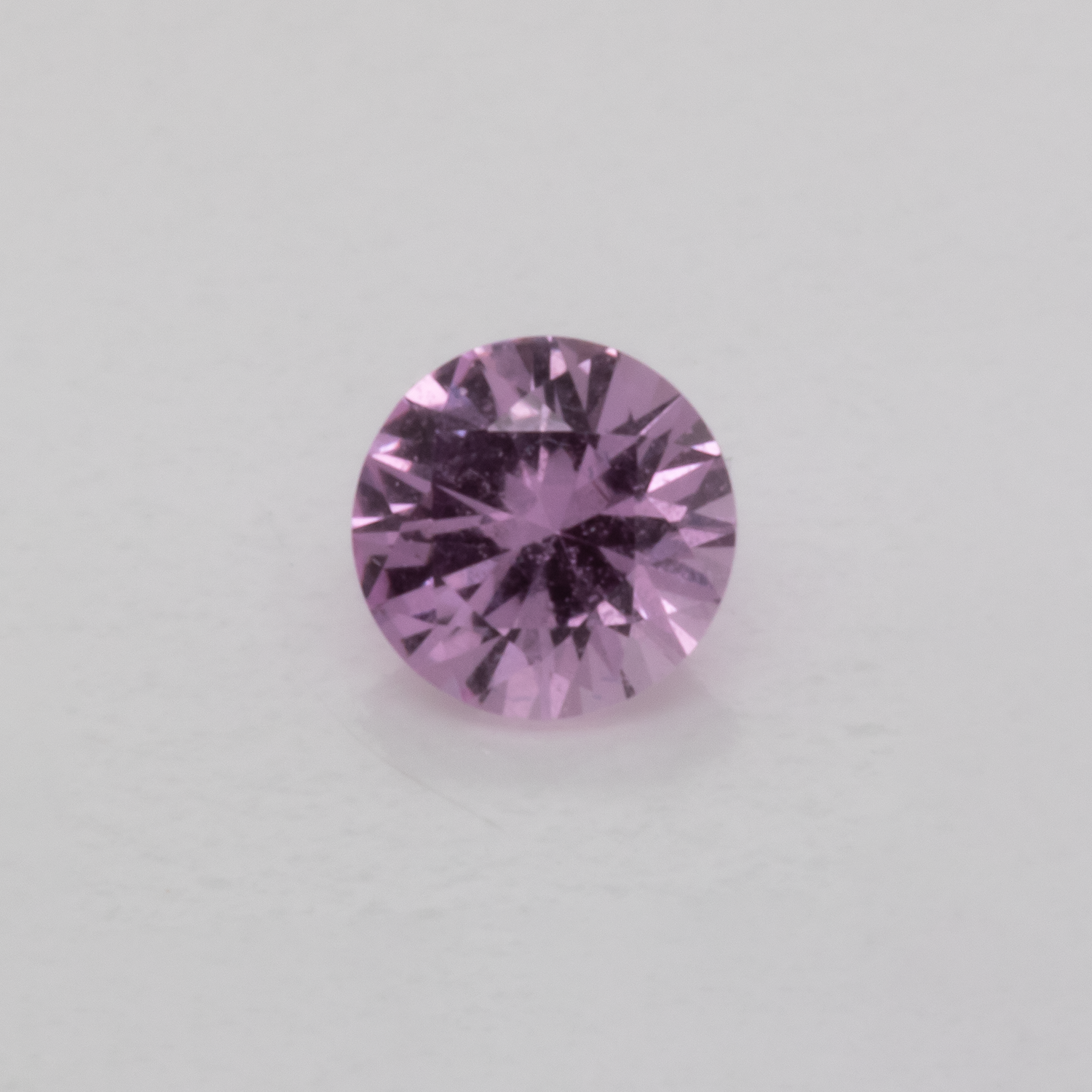 Sapphire - pink, round, 3x3 mm, 0.13 cts, No. XSR11235