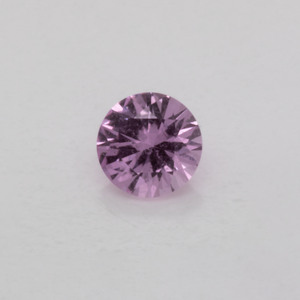 Sapphire - pink, round, 3x3 mm, 0.13 cts, No. XSR11235