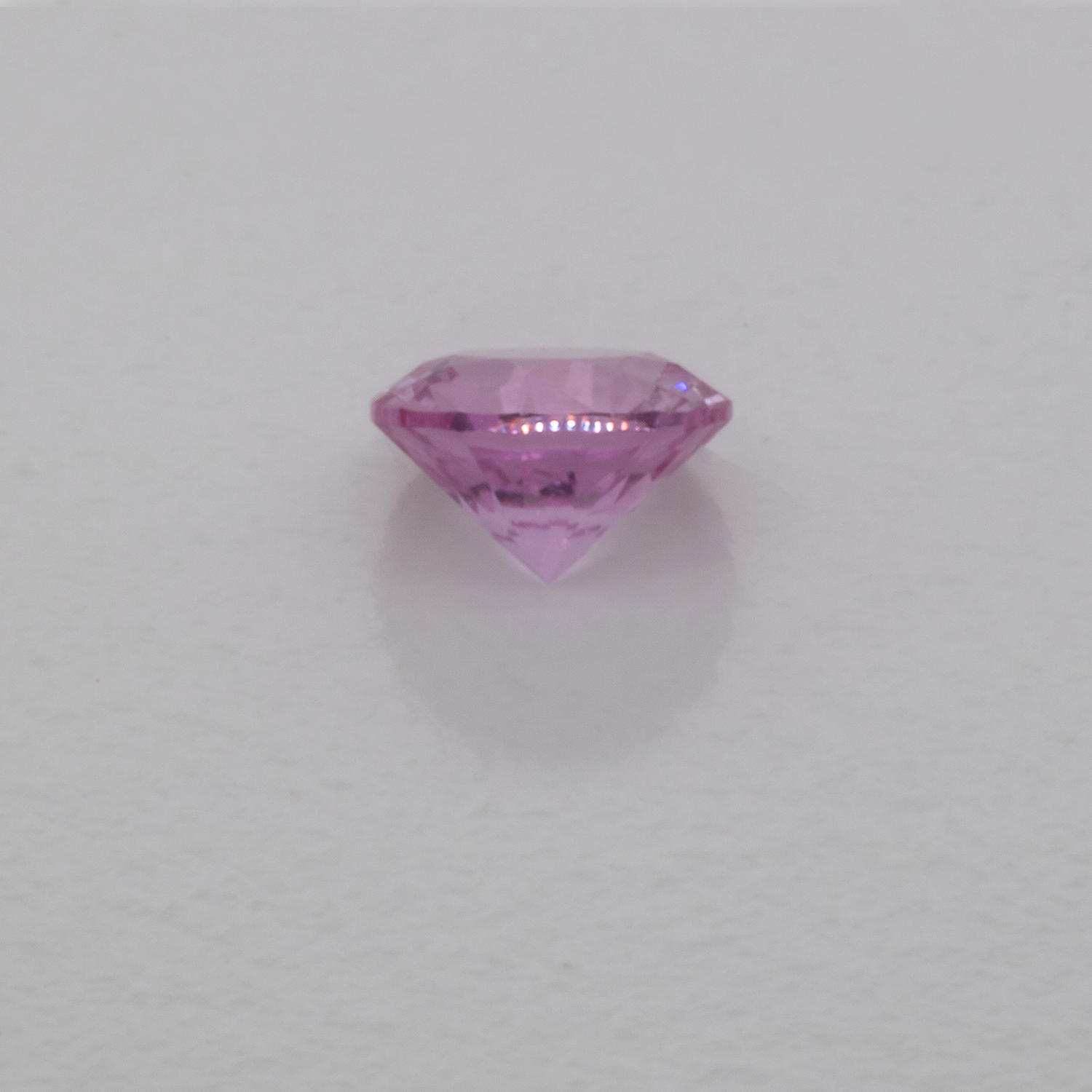 Sapphire - pink, round, 3x3 mm, 0.13 cts, No. XSR11235