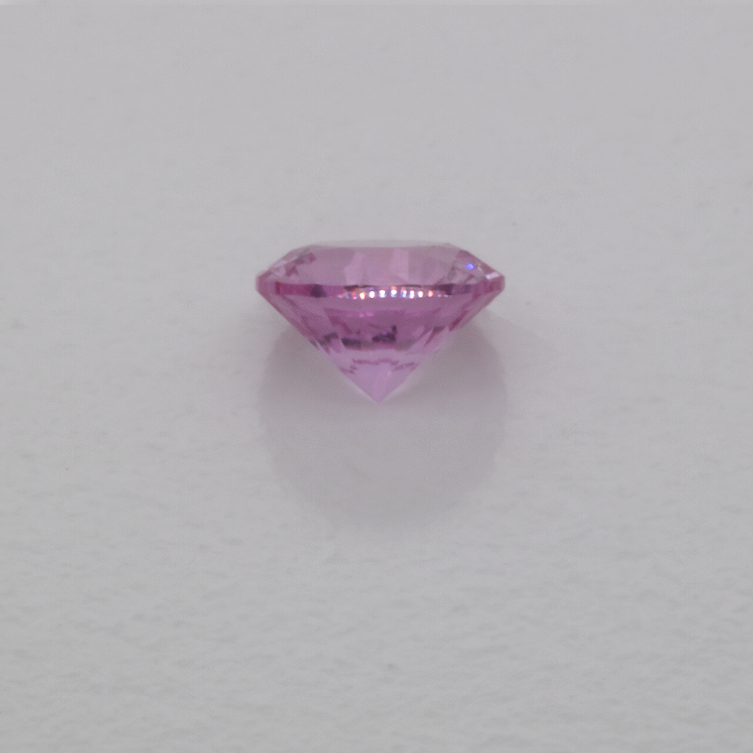 Saphir - rosa, rund, 3x3 mm, 0.13 cts, Nr. XSR11235