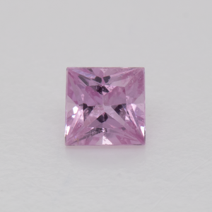 Sapphire - pink, square, 2.3x2.3 mm, 0.08 - 0.09 cts, No. XSR11247