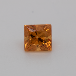 Sapphire - orange, square, 2.3x2.3 mm, 0.10 cts, No. XSR11250